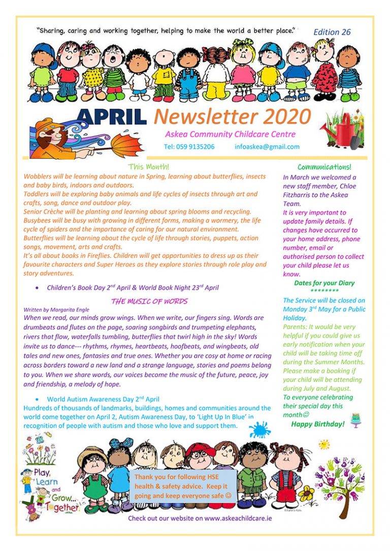 April 2021 Newsletter Askea Community Childcare Centre april-2021-newsletter-askea-community-childcare-centre